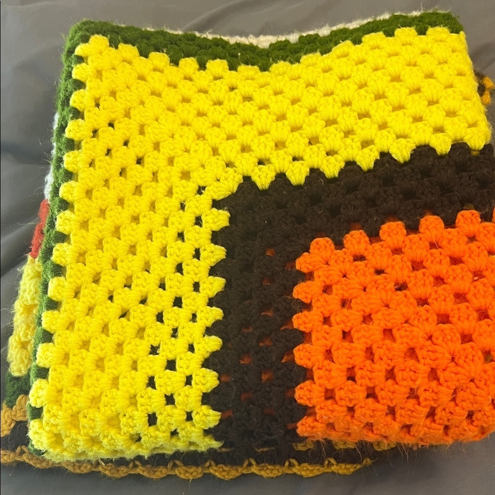 Colorful Crochet Blanket